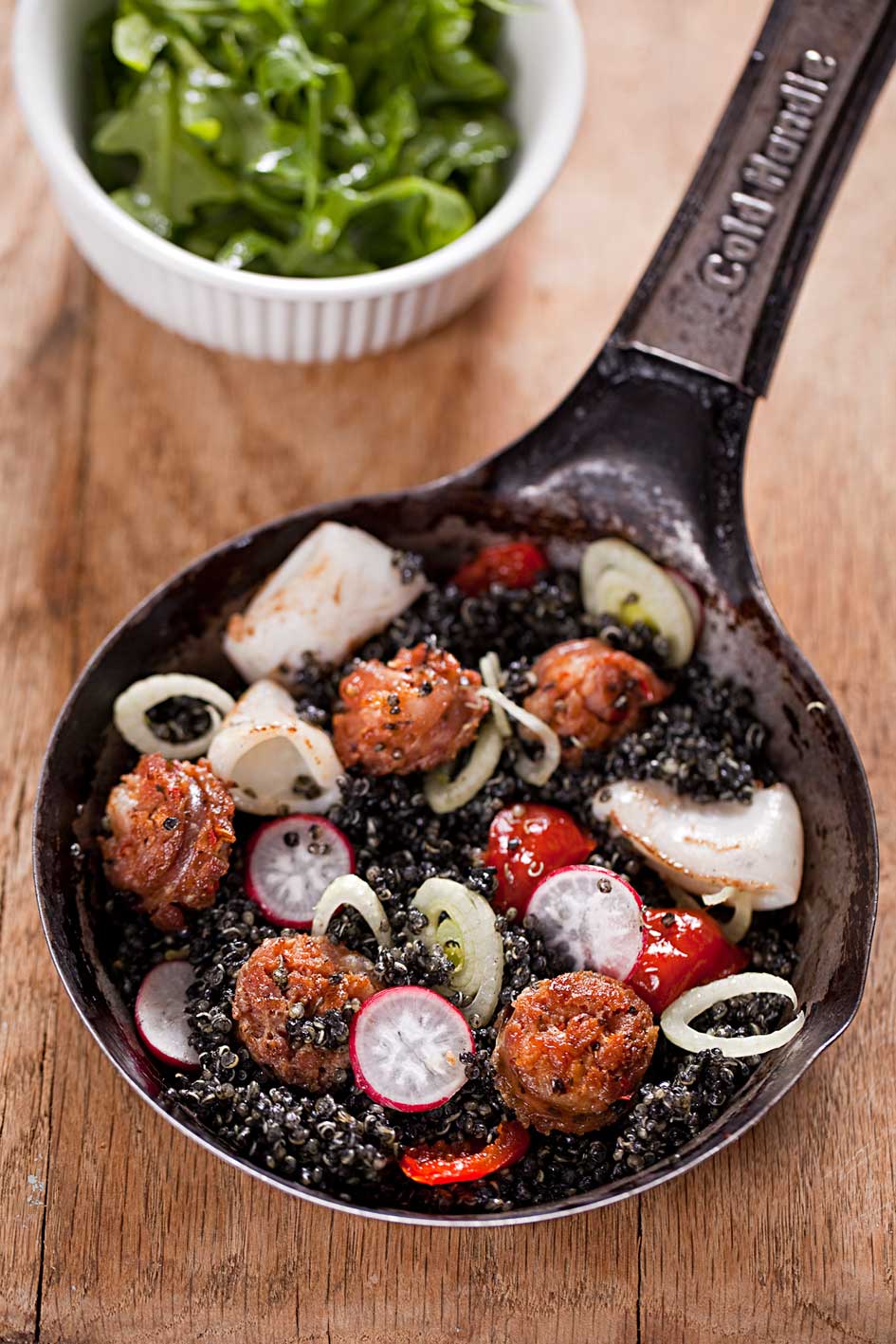 Quinoa Paella with Rocket