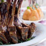 Crown Roast Lamb with a Rosemary Pongrácz Cap Classique Jus