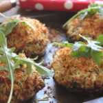 Mushrooms stuffed with Bacon, Spinach and Cream Cheese