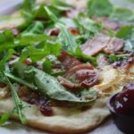 Bacon, Brie and Cranberry Jelly Flat Bread
