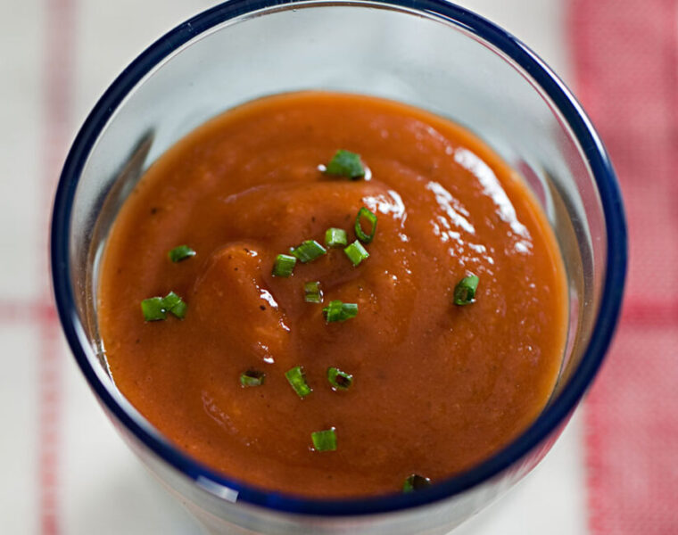 Chilled Tomato and Fresh Ginger Soup