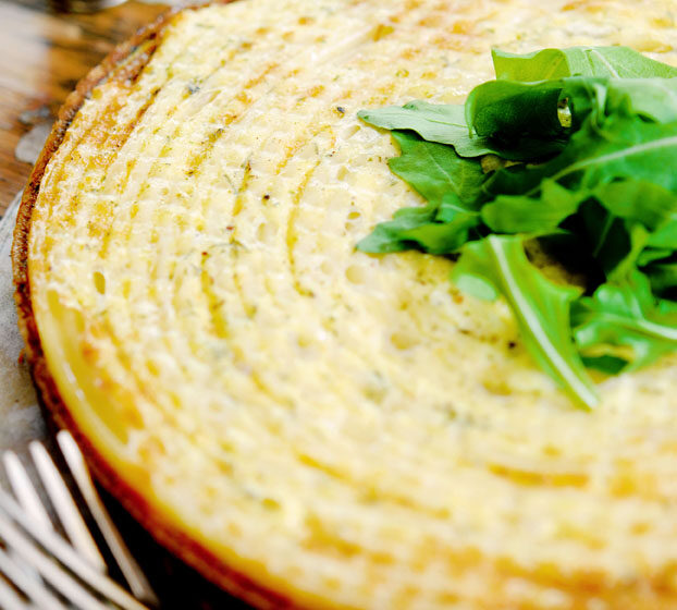 Herbed Haddock and Crème Fraîche Timballo