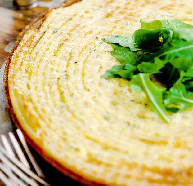 Herbed Haddock and Crème Fraîche Timballo