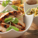 Spicy Grilled Chicken with Corn and Salsa