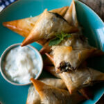 Spinach, Feta, Olive & Pine Nut Spanakopitas. The perfect savoury pastry!
