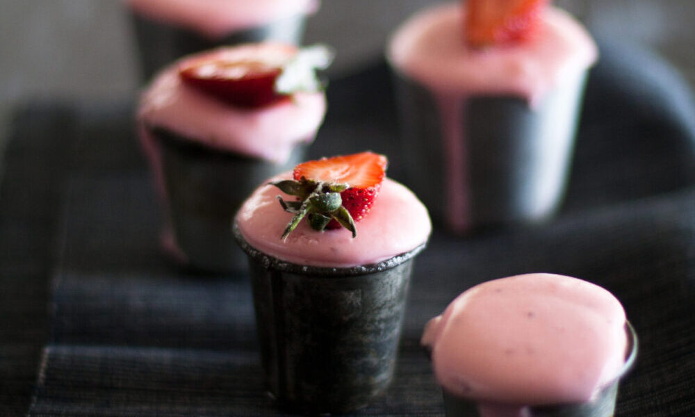 Strawberry Mousse Cups
