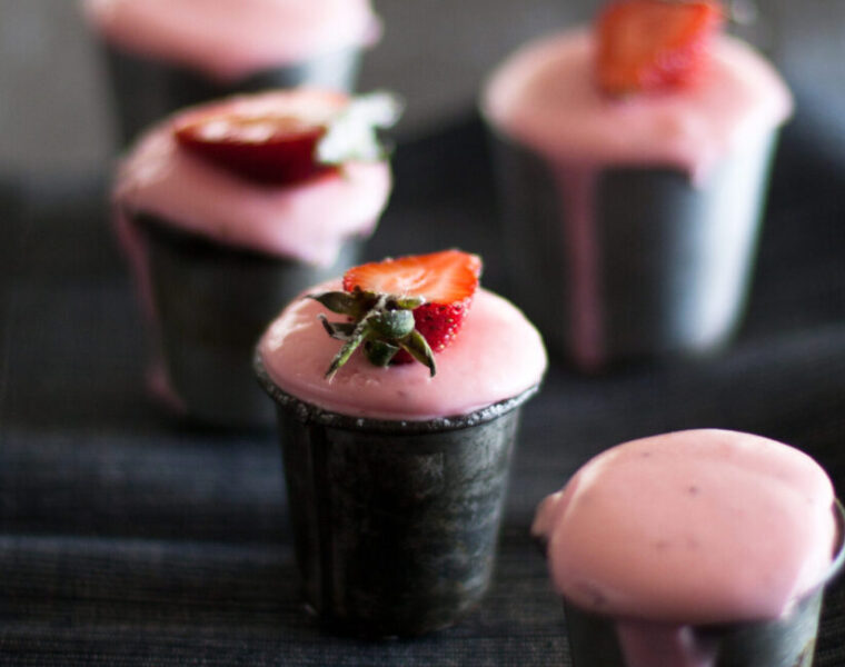 Strawberry Mousse Cups