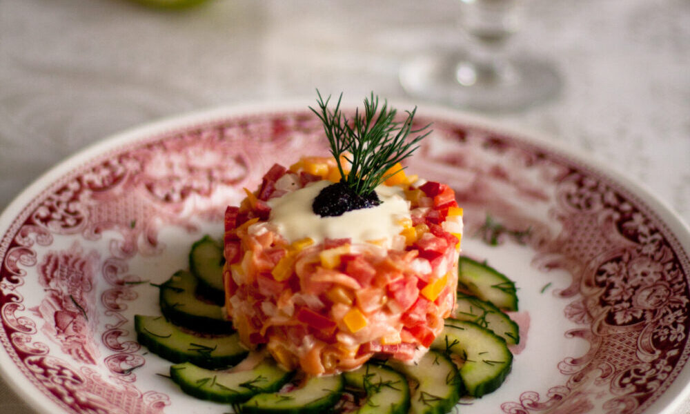 Smoked Salmon Tartare Salad