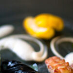 Pan-seared Langoustine, Saffron Monkfish, Squid Ink Tagliatelle Recipe