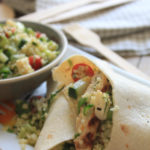 Grilled Chicken and Tabbouleh Wraps