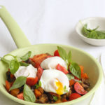 Aubergine, Tomato and Pumpkin Breakfast Hash, banting