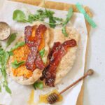 Pita with Bacon, Butternut & Bean Spread