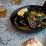 Pig Cheeks and Mussels Cooked in Beer Recipe