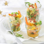 Citrus Prawn Ceviche with Bacon Dust