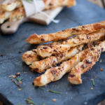 herb cheese bacon straws