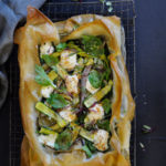Smokey Aubergine & Courgette Phyllo Tart Recipe