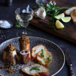 Roasted Bone Marrow with Garlic & Parsley Breadcrumb Topping