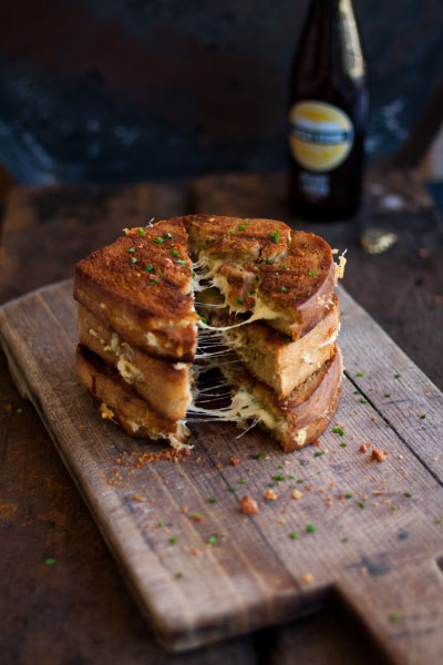 The ultimate toastie, grilled cheese sandwich