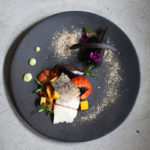 Seafood Potjie with Miso Sand and Squid Ink Toast