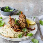 Beef Sage and Parma ham skewers