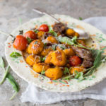 Pumkin Gnocchi with Roasted sausage