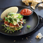 Spicy Fish Burgers with Kimchi