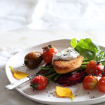 Quorn Vegan Crumbed Schnitzel with Beetroot and Parsnip Rösti