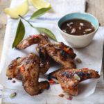 Crispy Plum Basted Chicken Wings