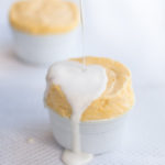 Frozen Mango Souffles with Coconut Cream Sauce