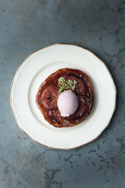 Honey and Fig Thyme Tarte Tatin