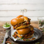 Vegan Meat-free Mince and Lentil Sloppy Joes