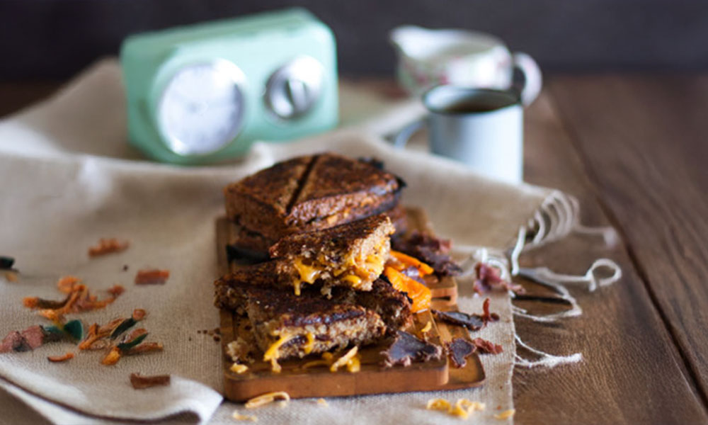 Biltong and Cheese Jaffle