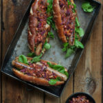 Fry's Braai Sausages & Pretzel Roll with Asian Chakalaka