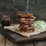 Fry's Pulled Polony Sarmie with BBQ Sauce & Apple Slaw