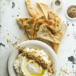 Labneh with Dukkah and Flatbreads