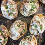 Mushroom and Gruyère-stuffed Potato Skins Recipe