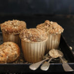 Apple Muffins with Macadamia Nut Streusel
