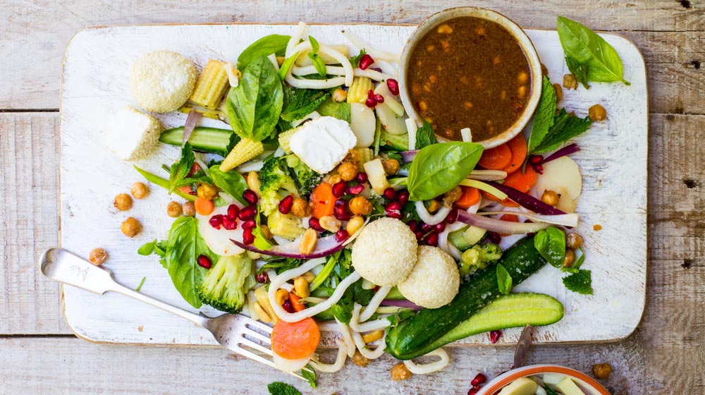 Cold Vietnamese Soba Noodle and Vegetable Salad