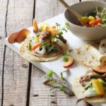 Sweet and Sticky Duck and Vegetable Pancakes