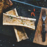 Roast Bone Marrow on No Knead Bread Toast