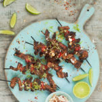 Vegetarian Skewers with Toasted Coconut