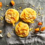 Polenta Pizzas with Roasted Yellow Peppers