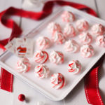 candy cane meringue
