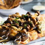 vegan mushroom kebabs