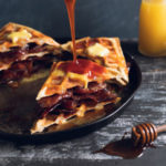 Hangover Waffle and Bacon Sarmies with Sriracha Honey Sauce