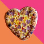 Easy Cheesy Heart Pizza with a No-Knead Dough Base