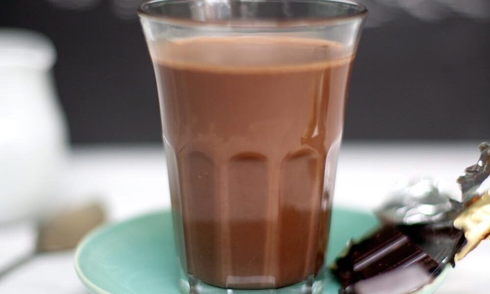Orange and Dark Hot Chocolate