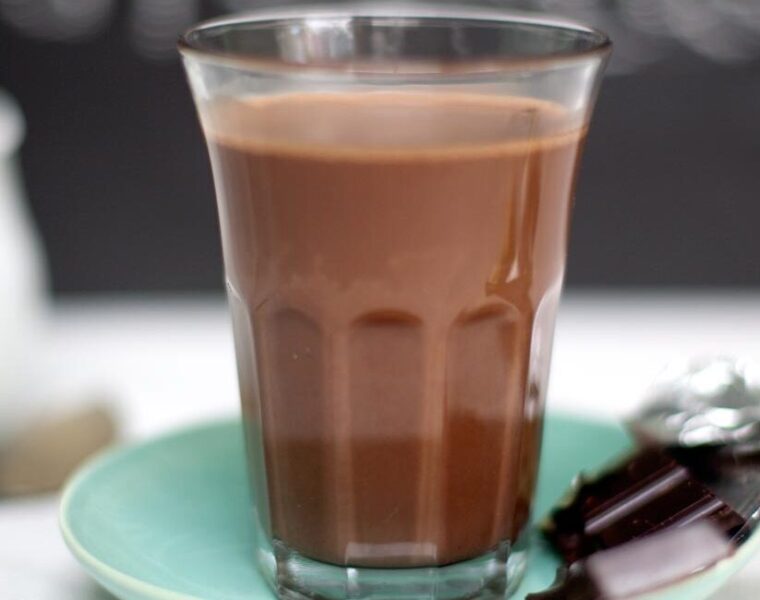Orange and Dark Hot Chocolate