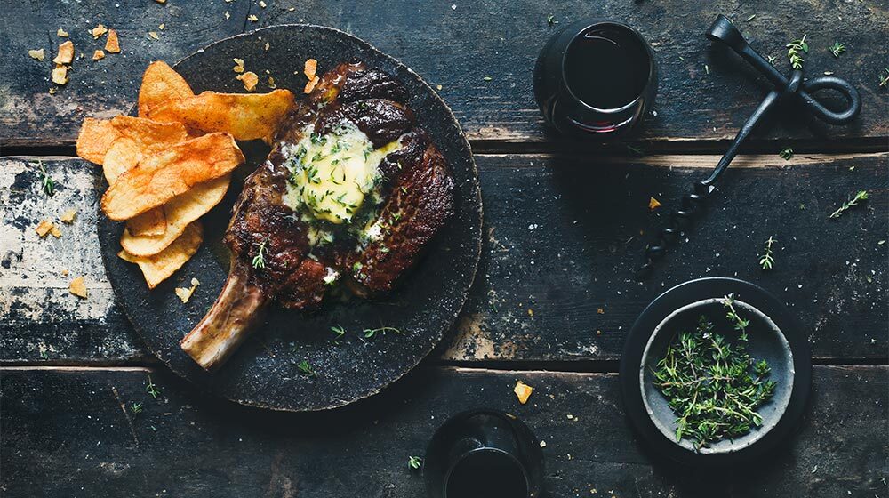 reverse sear ribeye