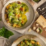 Gnocchi in a Creamy Basil Pesto Sauce
